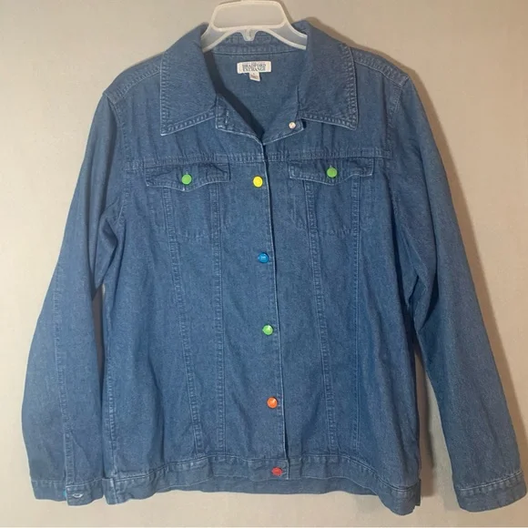 The Bradford Exchange Blue Denim M&M's Shirt Size Large - Picture 3 of 8